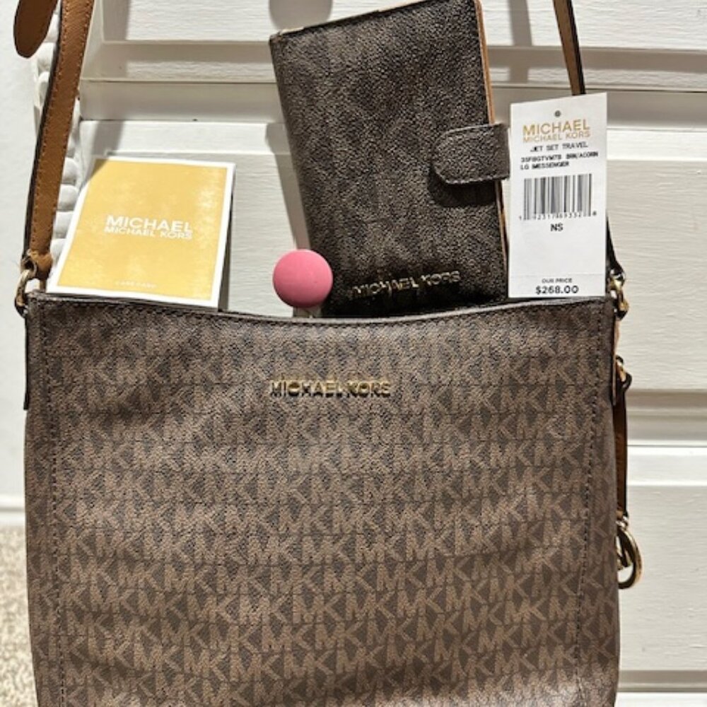 Michael Kors crossbody bag and wallet